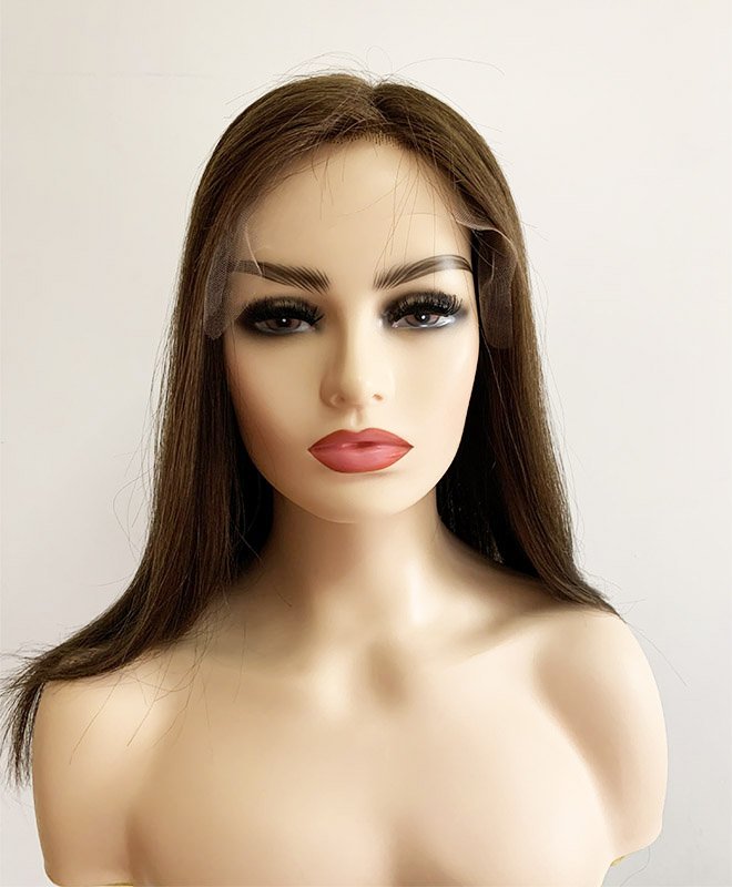 medium brown Lace topper