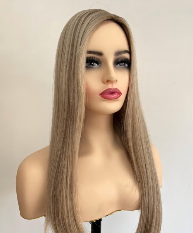 Blonde hair silk topper